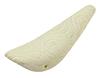 Lowrider Bike 20 Banana Saddle Velour White.Bicycle seat view 1