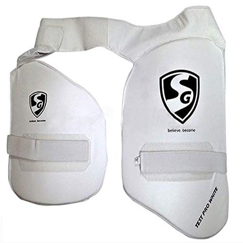 SG Test Pro White Thigh Pads Junior RH (Combo)