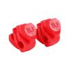 SLEEFS Football Helmet Visor Quick Clips [1 Pair of Clips + 1 Pair of Screws] - Red - Universal Fit, Quick-Release Clips - No Tools Required view 1