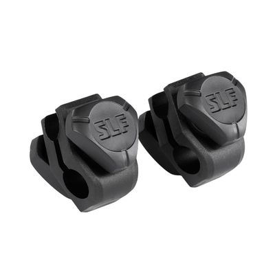 SLEEFS Football Helmet Visor Quick Clips [1 Pair of Clips + 1 Pair of Screws] - Black - Universal Fit, Quick-Release Clips - No Tools Required