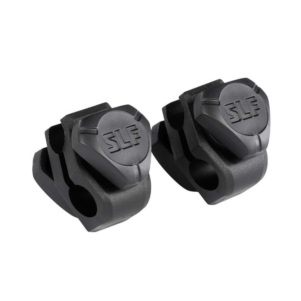 SLEEFS Football Helmet Visor Quick Clips [1 Pair of Clips + 1 Pair of Screws] - Black - Universal Fit, Quick-Release Clips - No Tools Required