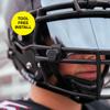 SLEEFS Football Helmet Visor Quick Clips [1 Pair of Clips + 1 Pair of Screws] - Black - Universal Fit, Quick-Release Clips - No Tools Required view 2