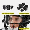 SLEEFS Football Helmet Visor Quick Clips [1 Pair of Clips + 1 Pair of Screws] - Black - Universal Fit, Quick-Release Clips - No Tools Required view 4