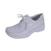 24 Hour Comfort Kris (2901) Women's Wide Width Classic Cushioned Leather Lace Up Shoes White 10 view 1