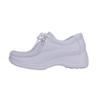 24 Hour Comfort Kris (2901) Women's Wide Width Classic Cushioned Leather Lace Up Shoes White 10 view 3