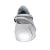 24 Hour Comfort Janis (2033) Women's Wide Width Cushioned Leather Ballerina Flats White 5.5 view 2