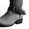 Hide & Drink, Sturdy Durable Leather Single Spur Straps (2 Pieces), Cowboy Outfit Boots, Rodeo, Western, Equipment, Classic Vintage Style, Handmade (Charcoal Black) view 2