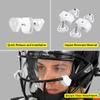 SLEEFS Football Helmet Visor Quick Clips [1 Pair of Clips + 1 Pair of Screws] - White - Universal Fit, Quick-Release Clips - No Tools Required view 4