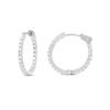 20mm Classic Tiny Hoop Earrings with Cubic-Zirconia view 1