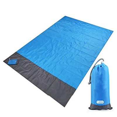 Dedomon Pocket Picnic Waterproof Beach Mat Sand Free Blanket Camping Outdoors 82"x79"