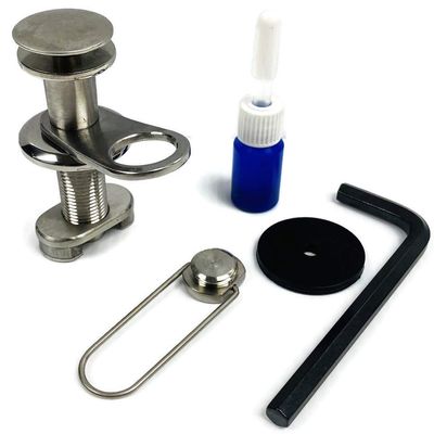 SENECA Marine Stainless Steel Fender Push-Button Quick Release Install Mount Holder Kit 3/8"