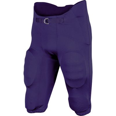 CHAMPRO Terminator 2 Integrated Youth Football Pants With Built-in Pads Purple Medium