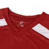 Champro Check Baseball Jersey, Women's Medium, Scarlet, White view 4