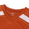 Champro Men's Standard Check Half Sleeve Baseball Jersey, Orange, White, Adult Large view 4