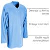 CHAMPRO Unisex-Youth Faceoff Hockey Jersey, Light Blue, X-Large view 2