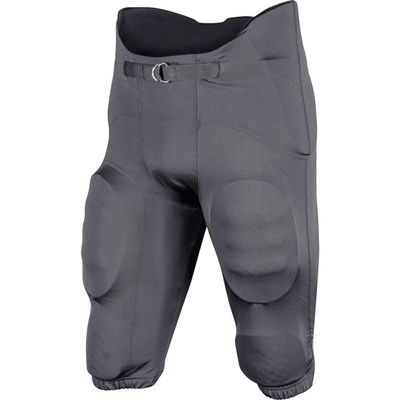 CHAMPRO Terminator 2 Integrated Youth Football Pants With Built-in Pads Graphite X-Large