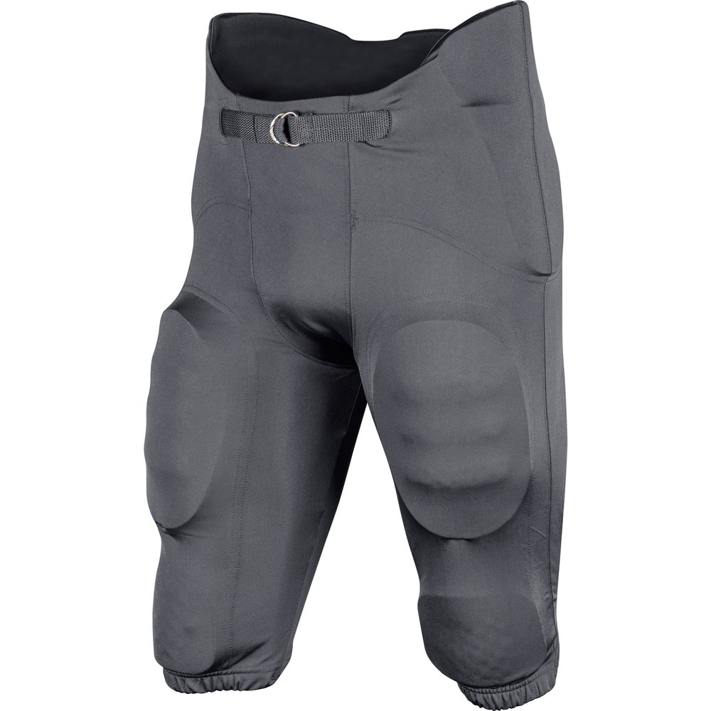 CHAMPRO Terminator 2 Integrated Youth Football Pants With Built-in Pads Graphite X-Large