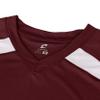 Champro Check Baseball Jersey, Youth Large, Maroon, White view 4