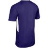 Champro Men's Standard Check Half Sleeve Baseball Jersey, Purple, White, Adult Medium view 2