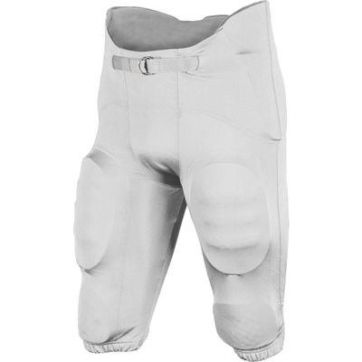 CHAMPRO Terminator 2 Integrated Youth Football Pants With Built-in Pads White Large