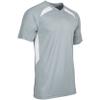 Champro Check Baseball Jersey, Youth Small, Silver, White view 1