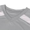 Champro Check Baseball Jersey, Youth Small, Silver, White view 4
