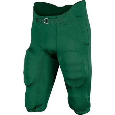 CHAMPRO Terminator 2 Integrated Youth Football Pants With Built-in Pads Forest Green Medium