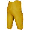 CHAMPRO Boys' Bootleg 2 Integrated Youth Football Pants with Built-in Pads, Gold, X-Small view 2