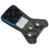 CHAMPRO HX Two-Tone Jaw Guard, GRAPHITE, BLACK view 2