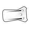 CHAMPRO HX Two-Tone Jaw Guard, WHITE, BLACK Medium view 1