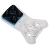 CHAMPRO HX Two-Tone Jaw Guard, WHITE, BLACK Medium view 2