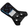 Champro HX Two-Tone Jaw Guard, Black,White, Model Number: HX2GB view 2