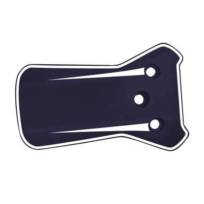 CHAMPRO HX Two-Tone Jaw Guard, NAVY,WHITE