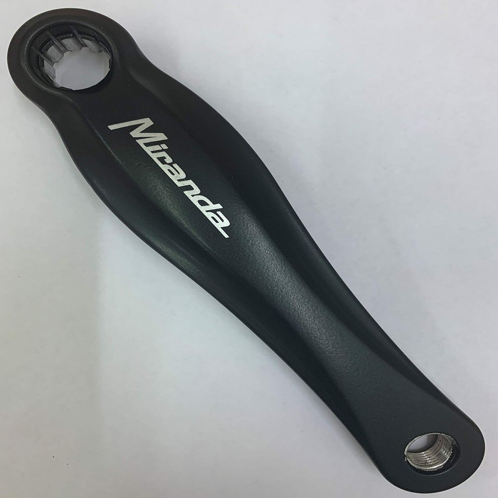 Dillglove Unisex's Black ISIS Fit Alloy Crank 175mm, One Size