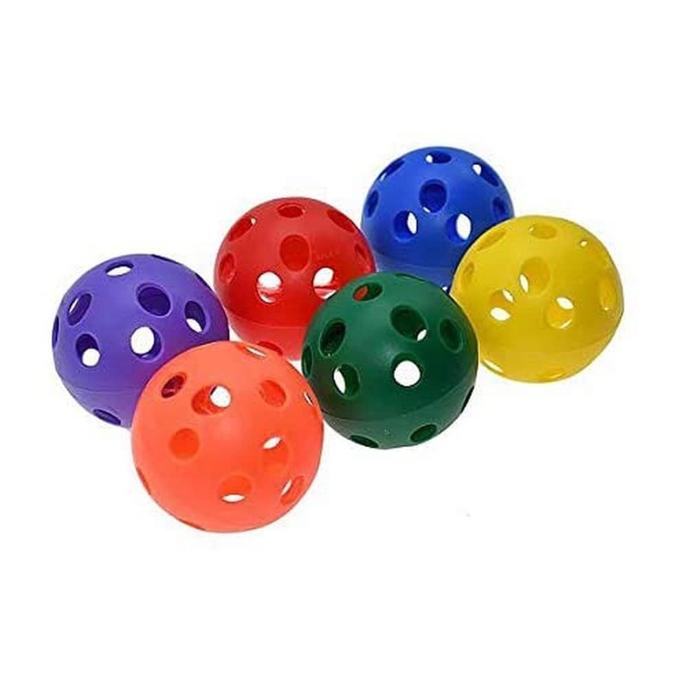 Pre-Sport Unisex-Youth Airflow Ball (Pack of 6), Multi, One Size