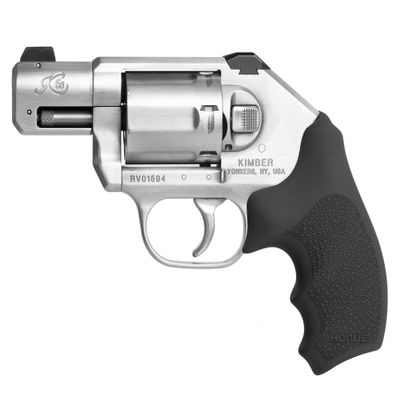 Hogue OverMolded Rubber Grip for Kimber K6s DA/SA & DAO Bantam Monogrip, Black - 41000