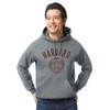 Barnesmith Harvard University Crimson Hooded Sweatshirt, Heritage, Charcoal Grey, X-Large view 2