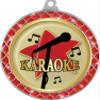 Karaoke Red Trellis Medal Silver, 2.5" Karaoke Singing Prizes, Kids Singing Trophy Medal Awards 50 Pack Prime view 2