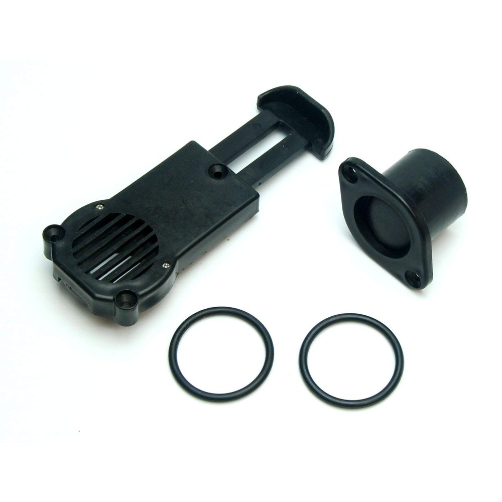 Seamax Drain Valve - Pull-Up Style for 1" or 1-1/2" Thick Transom (for 1 inch transom, Black)