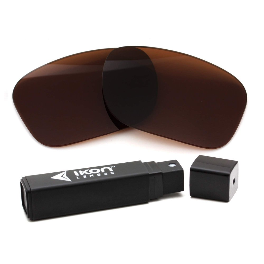 IKON LENSES Polarized Replacement Lenses For Maui Jim Palms MJ111 Sunglasses (Bronze/Brown)