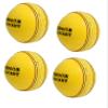 CW Indoor Leather Cricket Ball Yellow Men Seasoned Hand Stitched 2PC Ball (Pack of 4) view 1