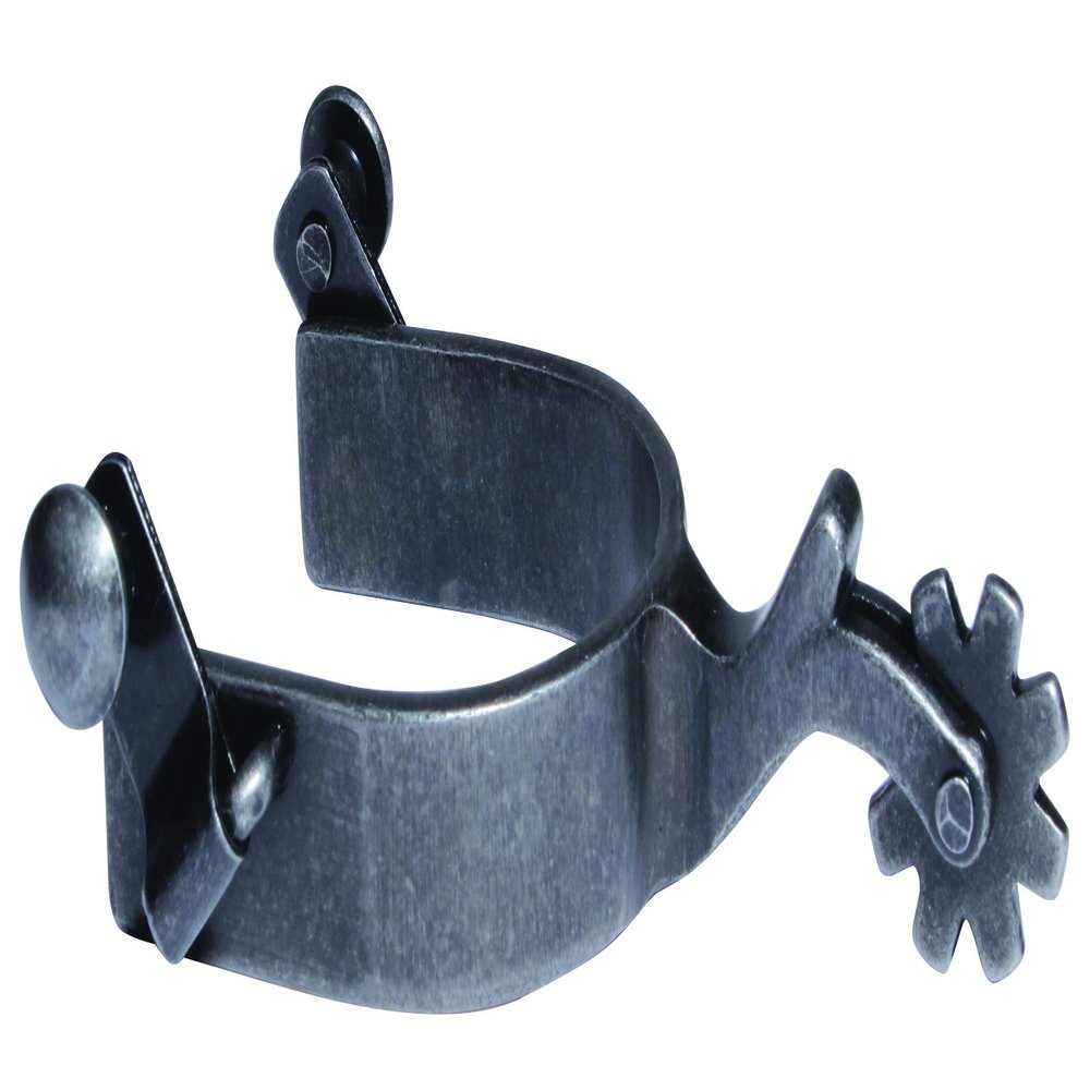Professional's Choice Youth Gunmetal 8pt Spurs