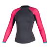 Mystic Watersports - Surf Kitesurf & Windsurfing Womens Diva 2mm Long Sleeve Neoprene Wetsuit Top - Phantom Grey view 1