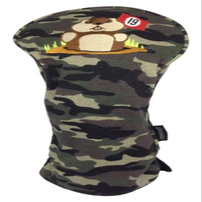 ReadyGOLF Camo Embroidered Driver Headcover 19th Hole Dancing Gopher