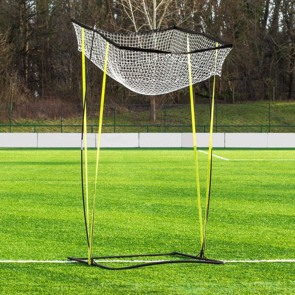 FORZA Quarterback Throwing Net - QB Target Practice Aid | Football Fade Trainer Practice Equipment | Quarterback Drop in Throwing Net | Football Training Gear