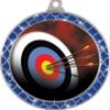 Archery Blue Trellis Medal Silver, 2.5" Archery Board Prizes, Kids Archery Target Trophy Medal Awards 50 Pack Prime view 2