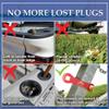 Elite Engineering USA BeachN Boat Drain Plug Wrench for 1/2 inch NPT Plug, Made in USA, Includes Spare Brass Plug, Blue view 3