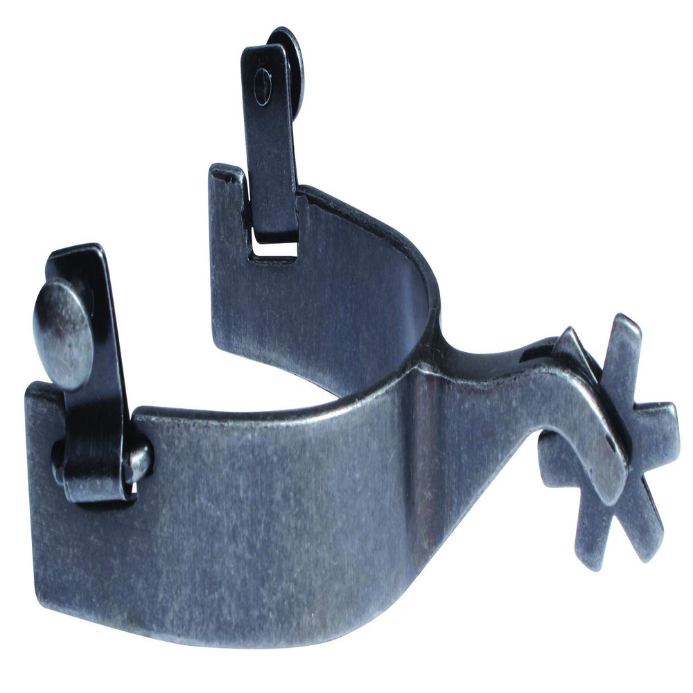 Professional's Choice Cowhand Gunmetal 6pt Spurs