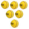 CW Indoor Cricket Leather Balls Yellow 2 Piece Men Hand Stitched Ball (Pack of 6) view 1