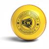 CW Indoor Cricket Leather Balls Yellow 2 Piece Men Hand Stitched Ball (Pack of 6) view 2